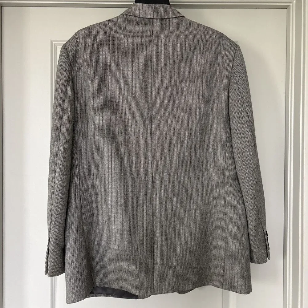 Cavellli Black & White High Quality Suit Jacket Single Breasted Made in Italy